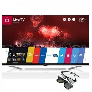 Televizor LED LG Smart TV 47LB730V Seria LB730V 119cm argintiu Full HD 3D contine 2 perechi de ochelari 3D - PC Garage
