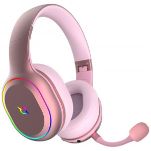 Casti Gaming Aqirys Lyra Wireless Pink Pc Garage