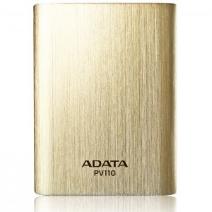 Baterie externa ADATA PV110 PowerBank 10400 mAh Golden - PC Garage