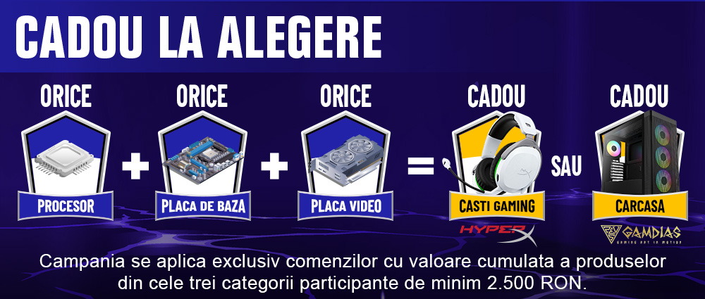 Procesor + Placa de baza + Placa video = Cadou