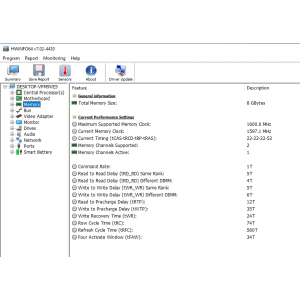 Informatii RAM Micron 8GB 3200Mhz CL 22