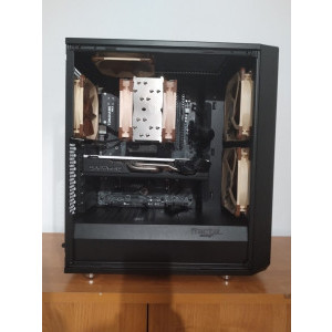 Sistem MSI B450, Ryzen 7 3700x, coolere Noctua.