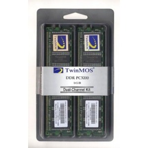 TwinMos 1GB DDR 400MHz CL3 Dual Channel Kit