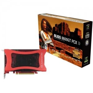Gainward BLISS 8600GT Golden Sample 256MB DDR3 128-bit HDMI