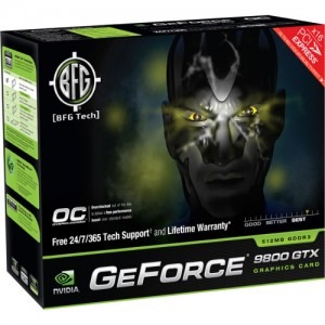 BFG Tech GeForce 9800GTX OC 512MB DDR3 256-bit