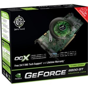 BFG Tech GeForce 8800GT OCX ThermoIntelligence 512MB DDR3 256-bit