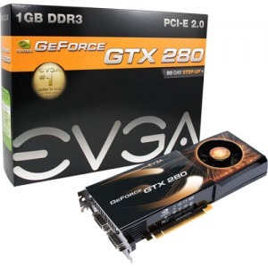 EVGA e-GeForce GTX 280 1GB DDR3 512-bit