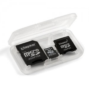 Kingston Micro SD 1GB with 2 Adapters