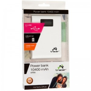 TRACER Power Bank 10400 mAh White