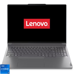Lenovo 16'' ThinkBook 16p G5 IRX, WQXGA IPS, Procesor Intel® Core™ i7 14650HX (30M Cache, up to 5.20 GHz), 32GB DDR5, 1TB SSD, GeForce RTX 4060 8GB, No OS, Storm Grey