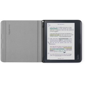 RAKUTEN KOBO Husa de protectie Black pentru Libra Colour