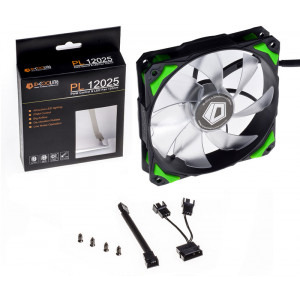 ID-Cooling PL-12025-G 120mm Green LED PWM