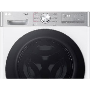 LG F2WR909P3W, 9 kg, 1200 RPM, Clasa A, Direct Drive, Steam+, Smart Diagnosis, Alb