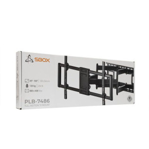 SBOX PLB-7486, 43 - 100 inch, negru