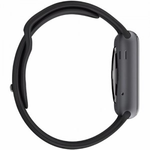 Apple Watch 1, Aluminium 42 mm, curea silicon, black-space grey