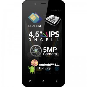Allview V2 Viper E, Quad Core, 8GB, 1GB RAM, Dual SIM, 3G, Black