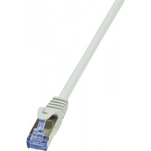 Cablu retea Logilink Cat6a Patch Cable S/FTP 1m gray
