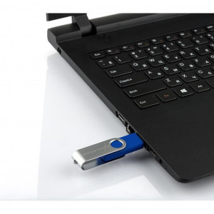 Exceleram P1 32GB USB 2.0 Blue/Silver