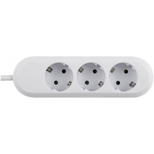 Priza/prelungitor Bachmann 3x Schuko, 5m, White