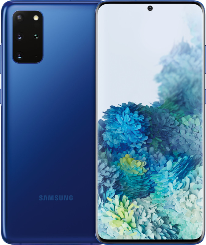 Smartphone Samsung Galaxy S20 Plus, 4G Edition, Octa Core, 128GB, 8GB RAM, Dual SIM, 5-Camere, Aura Blue