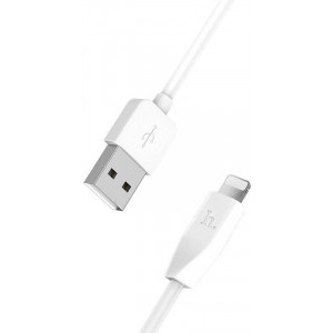 Hoco X1 Rapid, USB Male la Lightning Male, 2 m, White