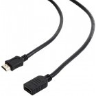 Cablu video Gembird HDMI Male - HDMI Female, v1.4, 3m, negru