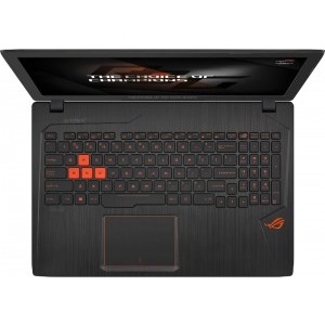 ASUS Gaming 15.6'' ROG STRIX GL553VW, FHD, Procesor Intel® Core™ i7-6700HQ (6M Cache, up to 3.50 GHz), 8GB DDR4, 1TB 7200 RPM, GeForce GTX 960M 4GB, FreeDos, Black, contine mouse gaming si rucsac