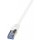 Cablu retea Logilink PrimeLine CAT6a Patch Cable S/FTP 10G 0.5m white
