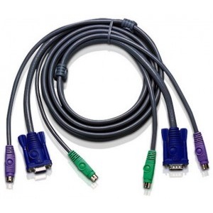 ATEN Cablu VGA + PS/2, 2m lungime