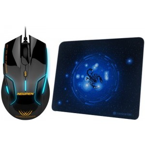 Newmen N500 Black + Mousepad MP235