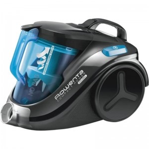 Rowenta Compact Power RO3731EA, fara sac, 750W, 1.5L, Negru-Albastru