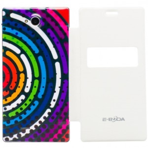 E Boda Husa Protectie De Tip Book Flip C5 Multicolor Pentru Storm X450 Si Rainbow V45 Pc Garage