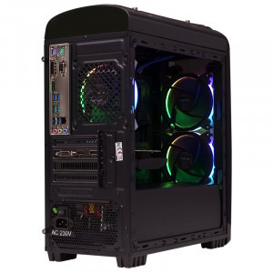 Gaming Viking Intel Edition, Intel i3-9100F 3.6GHz Coffee Lake, 8GB DDR4, 1TB HDD + 128GB SSD, GTX 1650 4GB GDDR5, Iluminare RGB