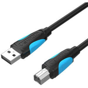 Vention USB 2.0 Male tip A - USB 2.0 Male tip B, 5m, negru