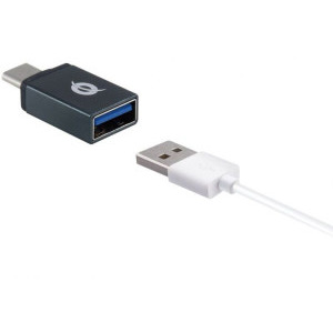 Conceptronic 1x USB tip C Male - 1x USB Female, gri (2 buc.)