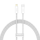 Cablu de date / adaptor Baseus Dynamic, USB-C Male la Lightning Male, PD 20W, 1 m, White