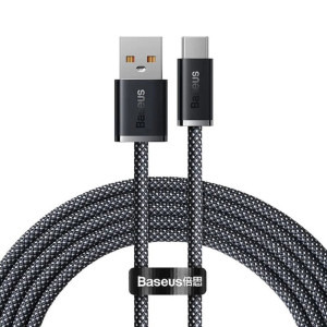 Cablu de date / adaptor Baseus Dynamic, USB Male la USB-C Male, 100W, 2 m, Grey