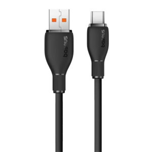 Baseus Pudding, USB Male la USB-C Male, 100W, 1.2 m, Black