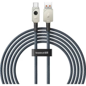 Cablu de date / adaptor Baseus Unbreakable, USB Male la USB-C Male, 100W, 2 m, White