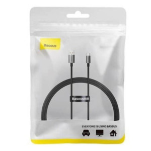Baseus Superior, USB Male la USB-C Male, 100W, 1 m, Black