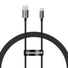 Cablu de date / adaptor Baseus Superior, USB Male la USB-C Male, 100W, 1 m, Black