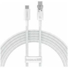 Cablu de date / adaptor Baseus Explorer, USB-C Male la USB-C Male, 100W, 2 m, White