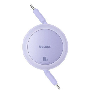 Baseus Free2Pull Mini, USB-C Male la USB-C Male, 1 m, 60W, Purple