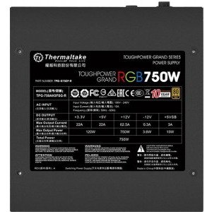 Thermaltake Toughpower Grand RGB, 80+ Gold, 750W