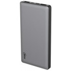 Baterie externa Hame P50C, 10000 mAh, 2x USB, 1x USB-C, 1x microUSB, cu tehnologia Quick Charge 3.0, Black - Grey