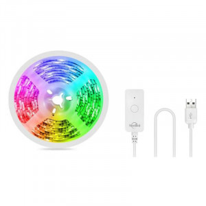 NiteBird Kit Banda LED Smart SL1, Wi-Fi, 2.8 Metri, Control prin aplicatie, Control vocal