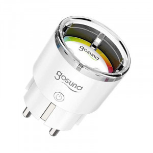 Gosund Priza smart EP2, Wi-Fi, Monitorizare energie, Control vocal, 2500 W, 10 A