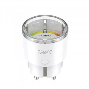 Gosund Priza smart EP2, Wi-Fi, Monitorizare energie, Control vocal, 2500 W, 10 A