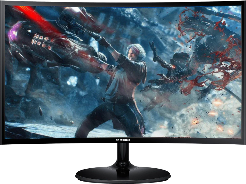 Monitor LED Samsung LC24F390FHU Curbat 24 inch 4ms Black FreeSync 60Hz