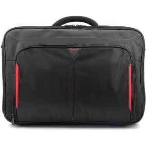 Targus Geanta notebook 18 inch Classic+ Clamshell Black/Red